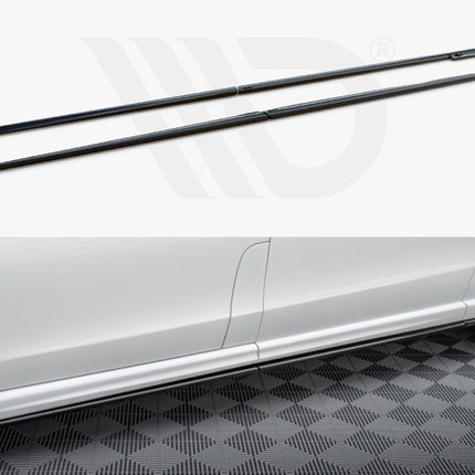 SIDE SKIRTS DIFFUSERS MERCEDES V-CLASS EXTRA LONG AMG-LINE W447 FACELIFT - Car Enhancements UK