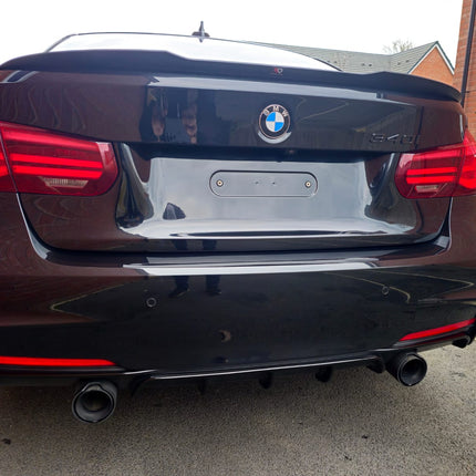 BOOT EXTENSION LIP BMW 3 F30 STANDARD & M340I (2012-2014) - Car Enhancements UK
