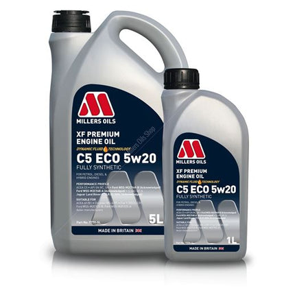 Millers Oils XF Premium C5 ECO 5w20 Engine Oil - Car Enhancements UK