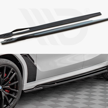 SIDE SKIRTS DIFFUSERS BMW X6 M-PACK G06 (2019-) - Car Enhancements UK