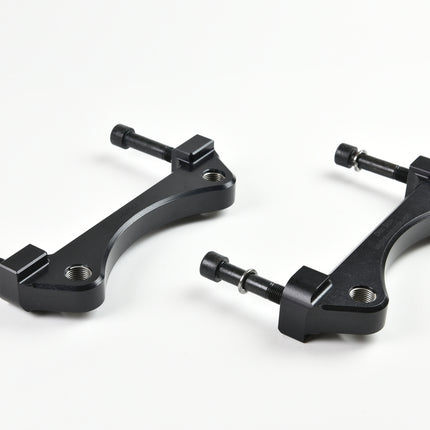 Front Caliper Carrier Kit - Allows Fitment of TTRS/RS3 4 Piston Brembo Calipers to OE 340mm Discs (AK0006) (VW Transporter T5/T6) - Car Enhancements UK