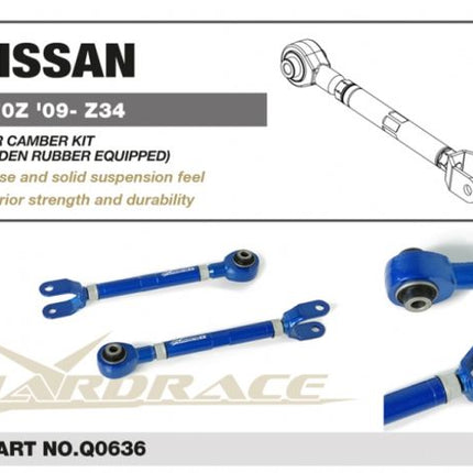 Hard Race - NISSAN Z34 370Z REAR CAMBER KIT HARDEND RUBBER 2PCS/SET - Car Enhancements UK