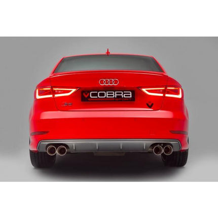 Audi S3 (8V) Saloon (Non-Valved) Cat Back Performance Exhaust - Car Enhancements UK