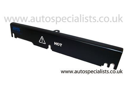 AUTOSPECIALISTS PRO-SERIES SATIN BLACK CAMSHAFT COVER FRONT HEAT SHIELD WITH ‘HOT’ LOGO FOR MK1 FOCUS RS - Car Enhancements UK