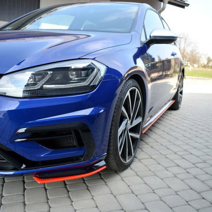 Maxton Design - Front Side Splitters Volkswagen Golf R / R-Line Mk7 Facelift | Car Enhancements UK