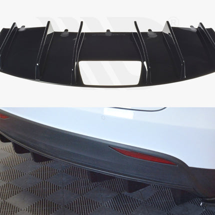 REAR DIFFUSER TESLA MODEL X (2015-) - Car Enhancements UK