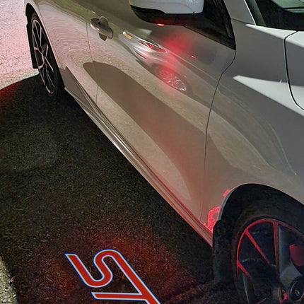 “ST” Emblem Replacement Puddle Unit - MK4 / MK4.5 Focus ST (Multiple Colours) - Car Enhancements UK