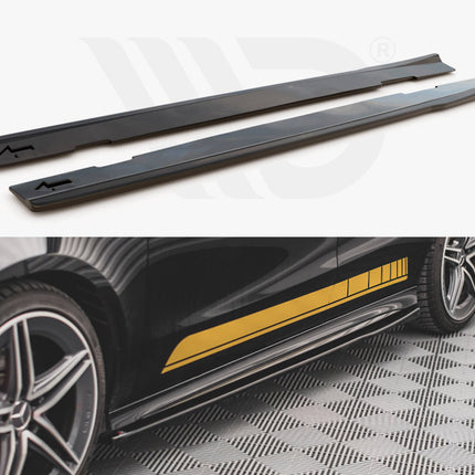 Maxton Design - SIDE SKIRTS DIFFUSERS MERCEDES-AMG CLA 35 / 45 C118 (2019-2023) - Car Enhancements UK