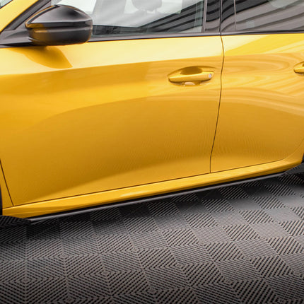 STREET PRO SIDE SKIRTS DIFFUSERS + FLAPS PEUGEOT 208 GT MK2 - Car Enhancements UK