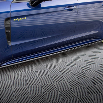 SIDE SKIRTS DIFFUSERS PORSCHE PANAMERA E-HYBRID 971 FACELIFT - Car Enhancements UK