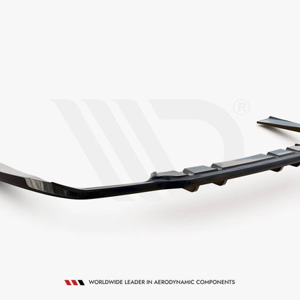 CENTRAL REAR SPLITTER (VERTICAL BARS) MERCEDES-AMG C63 SEDAN / ESTATE W205 FACELIFT - Car Enhancements UK
