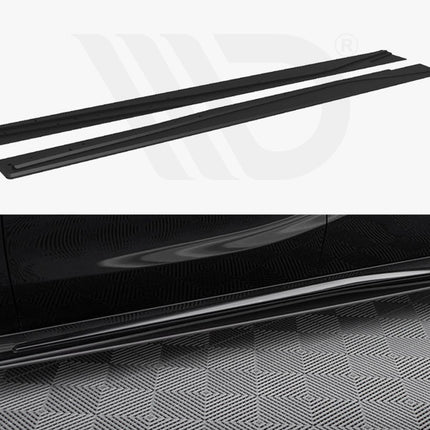 STREET PRO SIDE SKIRTS DIFFUSERS MERCEDES-BENZ A AMG-LINE W176 FACELIFT - Car Enhancements UK