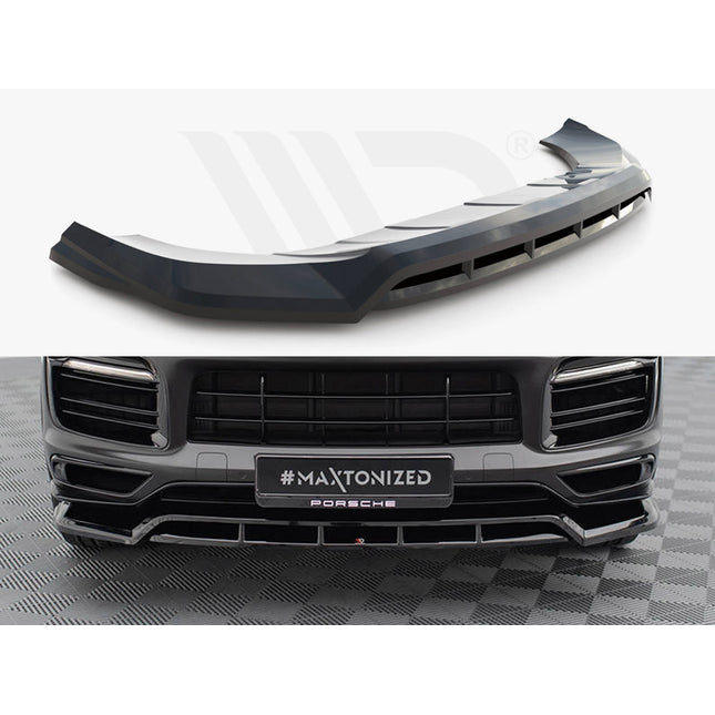 FRONT SPLITTER PORSCHE CAYENNE SPORT DESIGN MK3 - Car Enhancements UK