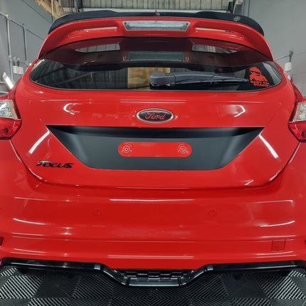 Focus Mk3 & 3.5 Rear Licence Plate vinyl Decal - Car Enhancements UK