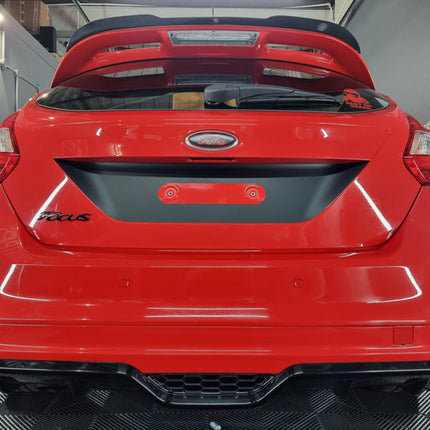 Focus Mk3 & 3.5 Rear Licence Plate vinyl Decal - Car Enhancements UK