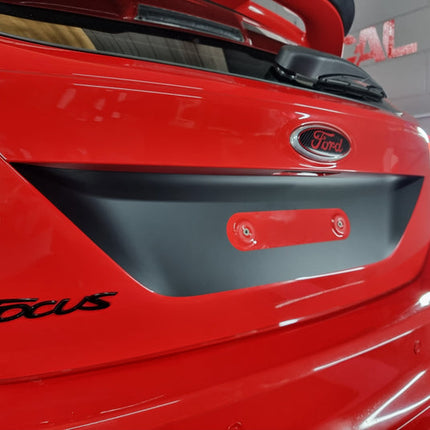 Focus Mk3 & 3.5 Rear Licence Plate vinyl Decal - Car Enhancements UK