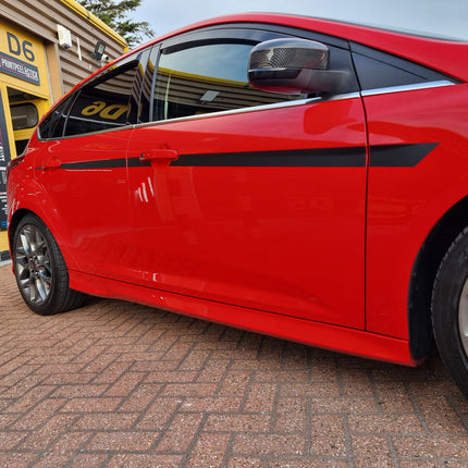 Mk3 & 3.5 Focus Upper Side Stripe Decal Set - Car Enhancements UK