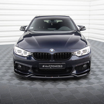 FRONT SPLITTER V.5 BMW 4 COUPE / GRAN COUPE / CABRIO M-PACK F32 / F36 / F33 - Car Enhancements UK