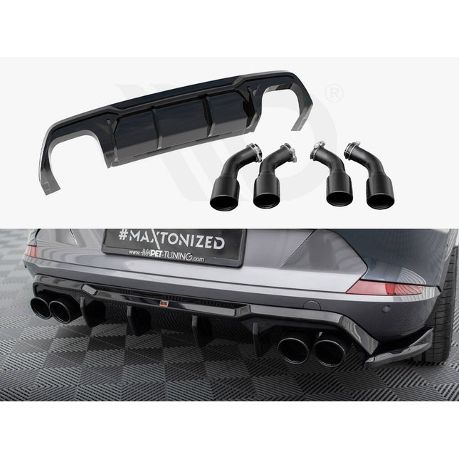Maxton Design - Rear Valance V.3 + Exhaust Tips Cupra Formentor VZ Mk1 | Car Enhancements UK