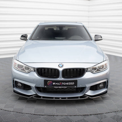 FRONT SPLITTER V.3 BMW 4 COUPE / GRAN COUPE / CABRIO M-PACK F32 / F36 / F33 - Car Enhancements UK