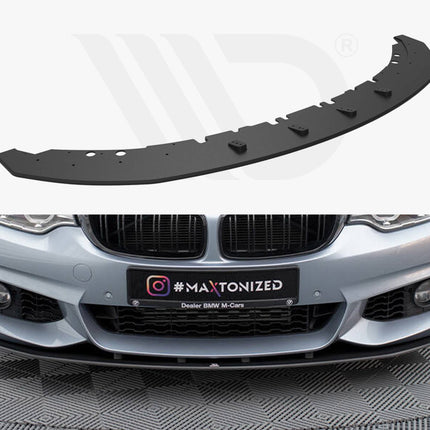 STREET PRO FRONT SPLITTER BMW 4 COUPE / GRAN COUPE / CABRIO M-PACK F32 / F36 / F33 - Car Enhancements UK
