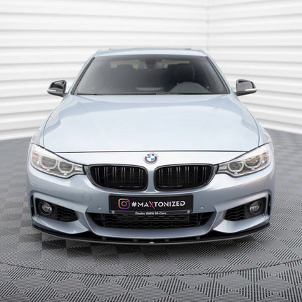 STREET PRO FRONT SPLITTER BMW 4 COUPE / GRAN COUPE / CABRIO M-PACK F32 / F36 / F33 - Car Enhancements UK
