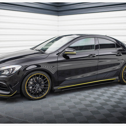 STREET PRO SIDE SKIRTS DIFFUSERS + FLAPS MERCEDES-AMG CLA 45 C117 FACELIFT - Car Enhancements UK