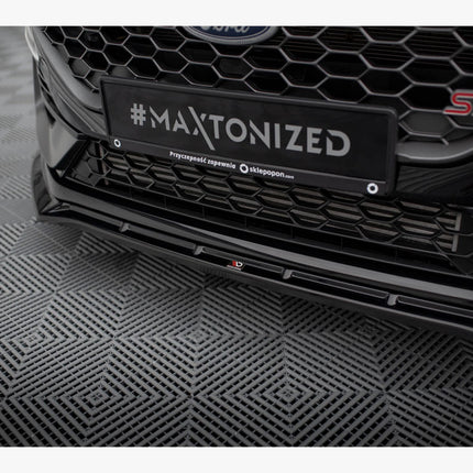 FRONT SPLITTER V.4 + FLAPS FORD FIESTA ST / ST-LINE MK8 / 8.5 - Car Enhancements UK