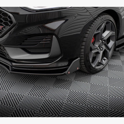 FRONT SPLITTER V.4 + FLAPS FORD FIESTA ST / ST-LINE MK8 / 8.5 - Car Enhancements UK