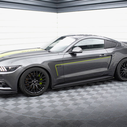 Maxton Design - Side Skirts Diffusers Ford Mustang GT Mk6 | Car Enhancements UK