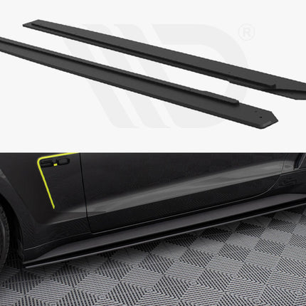 Maxton Design - Street PRO Side Skirts Diffusers Ford Mustang GT Mk6 | Car Enhancements UK