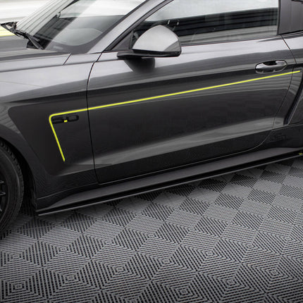 Maxton Design - Street PRO Side Skirts Diffusers Ford Mustang GT Mk6 | Car Enhancements UK