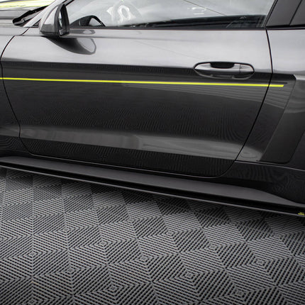 Maxton Design - Street PRO Side Skirts Diffusers Ford Mustang GT Mk6 | Car Enhancements UK