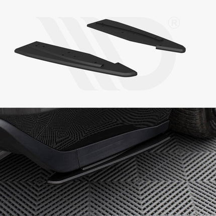 Maxton Design - Street Pro Rear Side Splitters Ford Mustang GT Mk6 | Car Enhancements UK