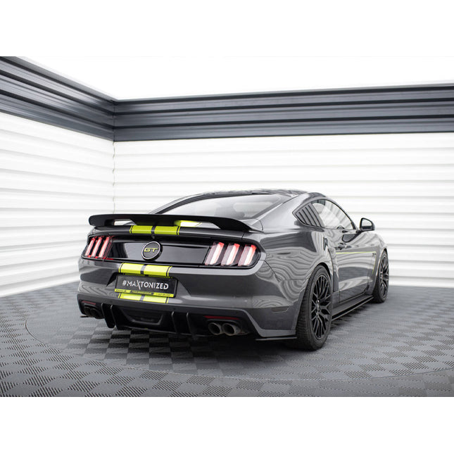 Maxton Design - Street Pro Rear Side Splitters Ford Mustang GT Mk6 | Car Enhancements UK