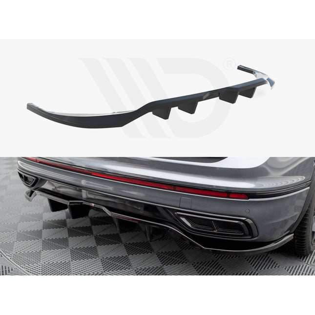 Maxton Design - Rear Splitter (Vertical Bars) Volkswagen Tiguan Allspace R-Line Mk2 Facelift