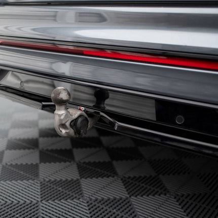 Maxton Design - Rear Splitter (Vertical Bars) Volkswagen Tiguan Allspace R-Line Mk2 Facelift