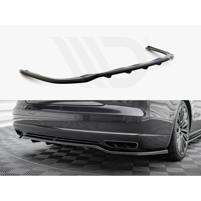Maxton Design - CENTRAL REAR SPLITTER (VERTICAL BARS) AUDI A8 D4 FACELIFT (2013-2017)