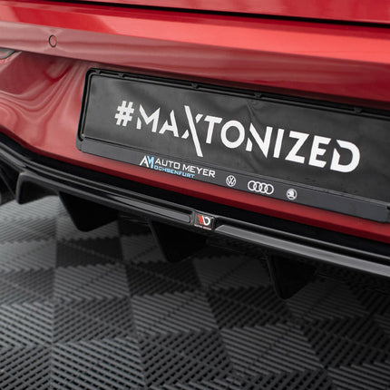 REAR VALANCE + EXHAUST ENDS IMITATION VOLKSWAGEN GOLF GTE MK8 - Car Enhancements UK