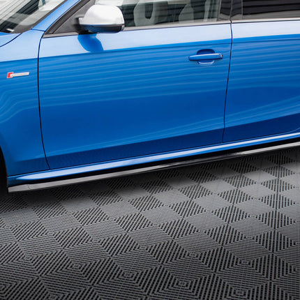 SIDE SKIRTS DIFFUSERS V.4 AUDI A4 / A4 S-LINE / S4 B8 - Car Enhancements UK