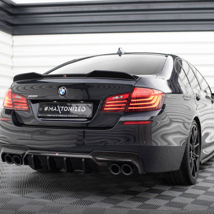 REAR VALANCE V.2 BMW 5 M-PACK F10 (VERSION WITH TWO DOUBLE EXHAUSTS) - Car Enhancements UK