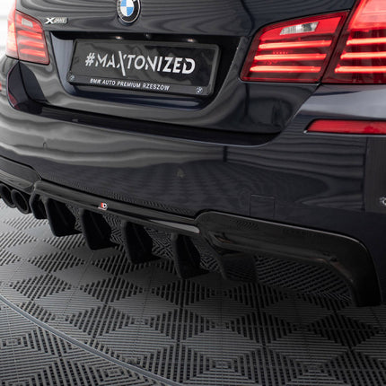 REAR VALANCE V.2 BMW 5 M-PACK F10 (VERSION WITH DOUBLE EXHAUST ON ONE SIDE) - Car Enhancements UK