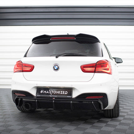 REAR VALANCE BMW 1 M-PACK F20 FACELIFT (VERSION WITH SINGLE EXHAUST ON ONE SIDE) - Car Enhancements UK
