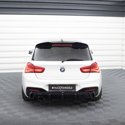 REAR VALANCE BMW 1 M-PACK F20 FACELIFT (VERSION WITH SINGLE EXHAUST ON ONE SIDE) - Car Enhancements UK