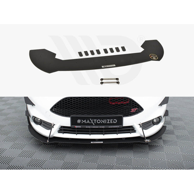 Maxton Design - Front racing splitter Fiesta MK7 ST Facelift - Car Enhancements UK