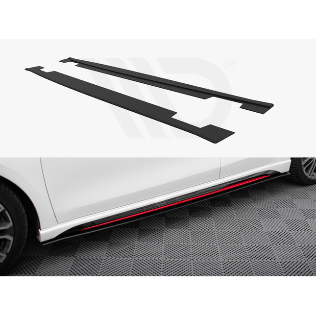 STREET PRO SIDE SKIRTS DIFFUSERS KIA CEED GT MK3 / PROCEED MK1 - Car Enhancements UK