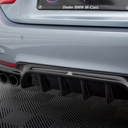 REAR VALANCE BMW 4 COUPE / GRAN COUPE / CABRIO M-PACK F32 / F36 / F33 (VERSION WITH DUAL EXHAUSTS ON BOTH SIDES) - Car Enhancements UK