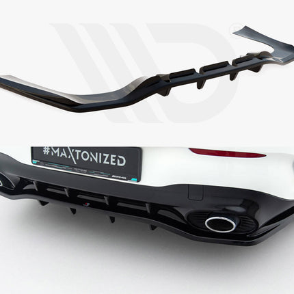 Maxton Design - Rear Splitter (Vertical Bars) Mercedes-AMG CLA 35 / 45 Coupe / Shooting Brake C118 Facelift / X118 Facelift | Car Enhancements UK
