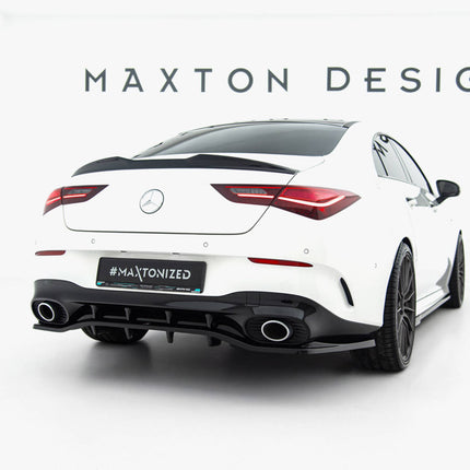Maxton Design - Rear Splitter (Vertical Bars) Mercedes-AMG CLA 35 / 45 Coupe / Shooting Brake C118 Facelift / X118 Facelift | Car Enhancements UK