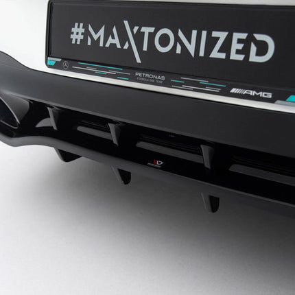 Maxton Design - Rear Splitter (Vertical Bars) Mercedes-AMG CLA 35 / 45 Coupe / Shooting Brake C118 Facelift / X118 Facelift | Car Enhancements UK